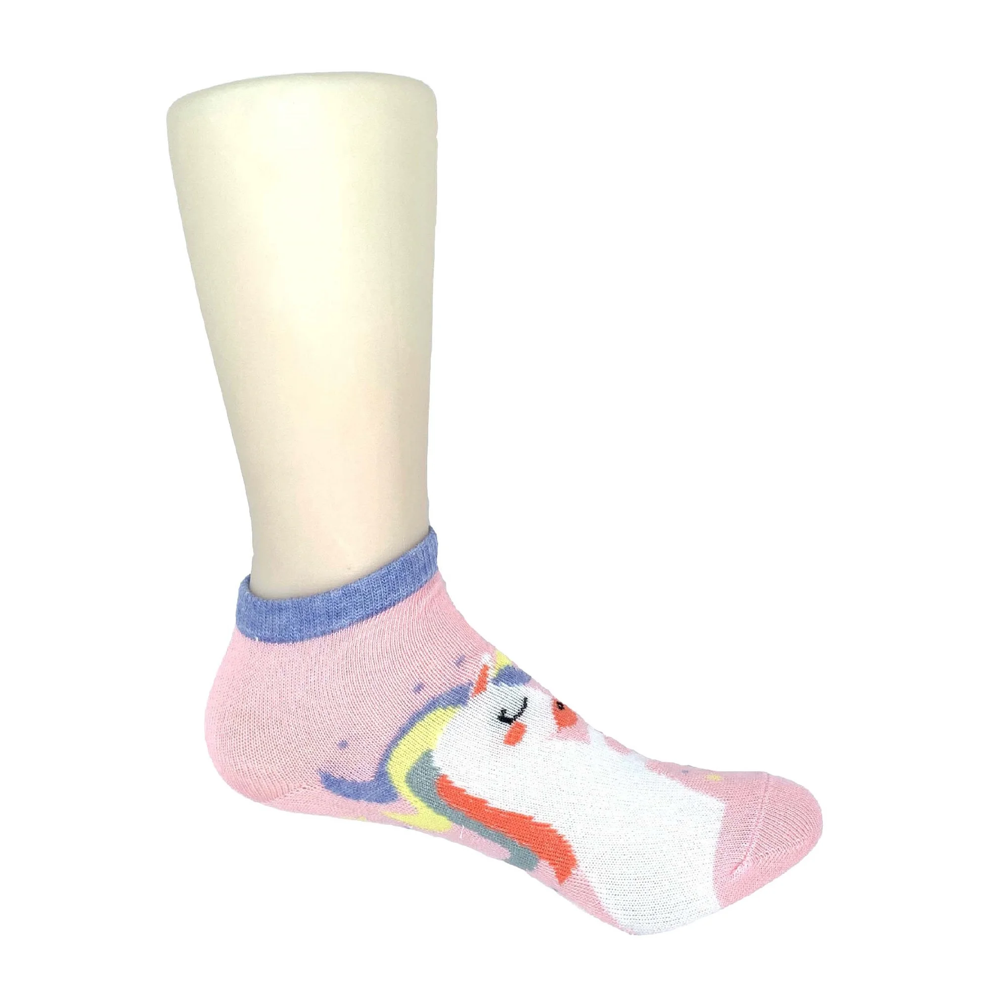 Girls Unicorn No-Show Socks, 10-Pack, Sizes S-L - 0