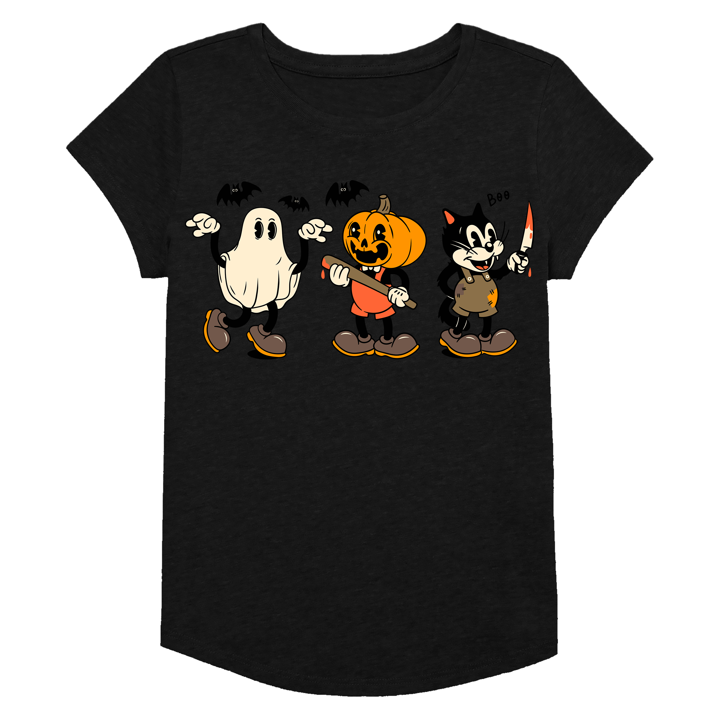 Girls Halloween Graphic Tee