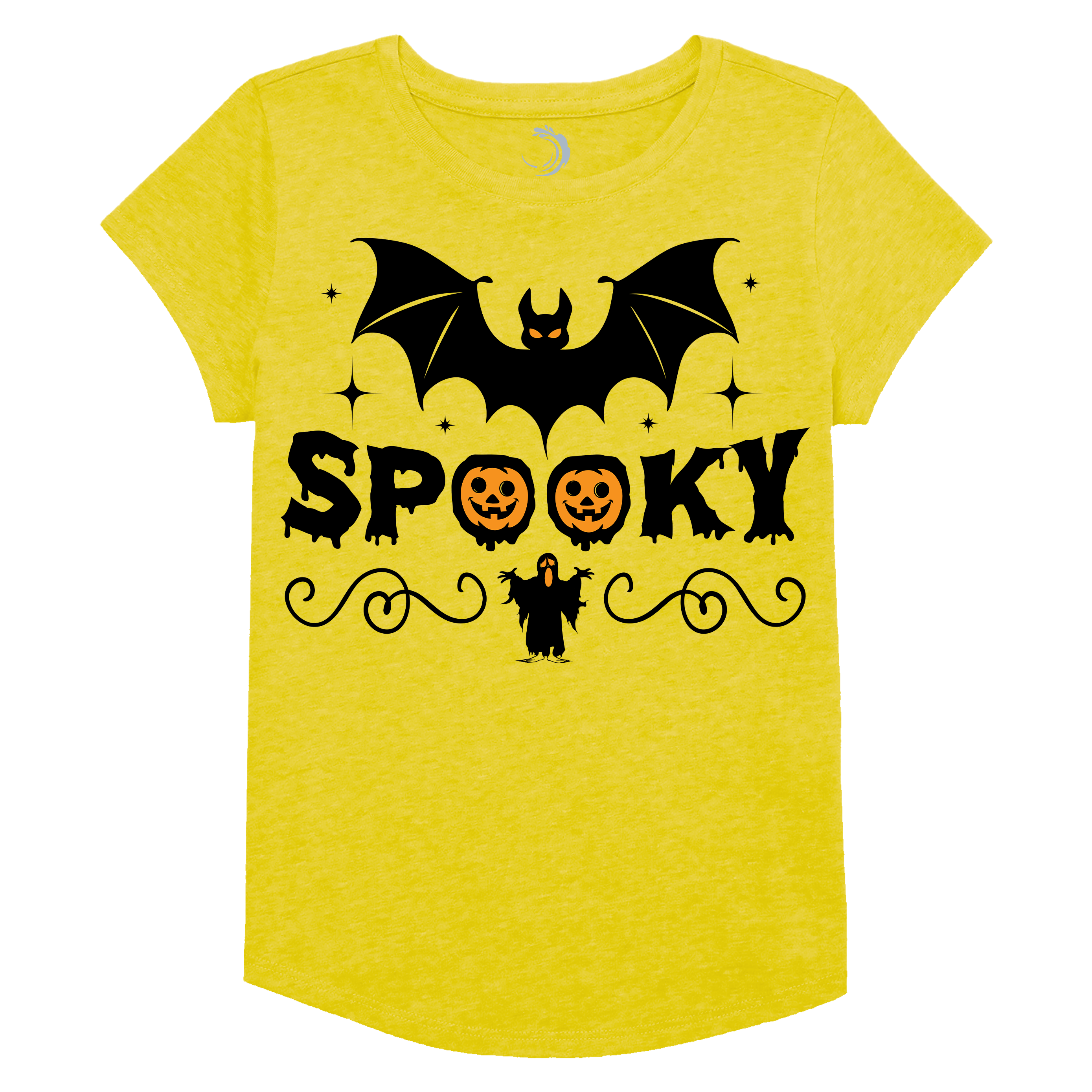 Girls Spooky Halloween Graphic Tee