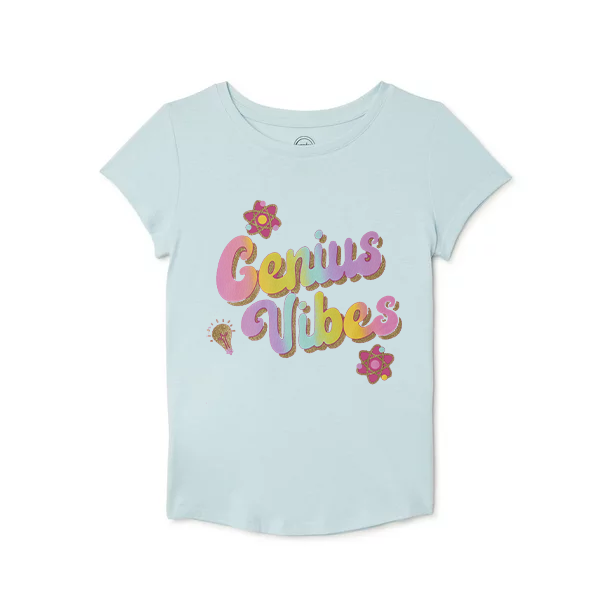 Buy cumulus Genius Vibes Girls Short Sleeve T-Shirt