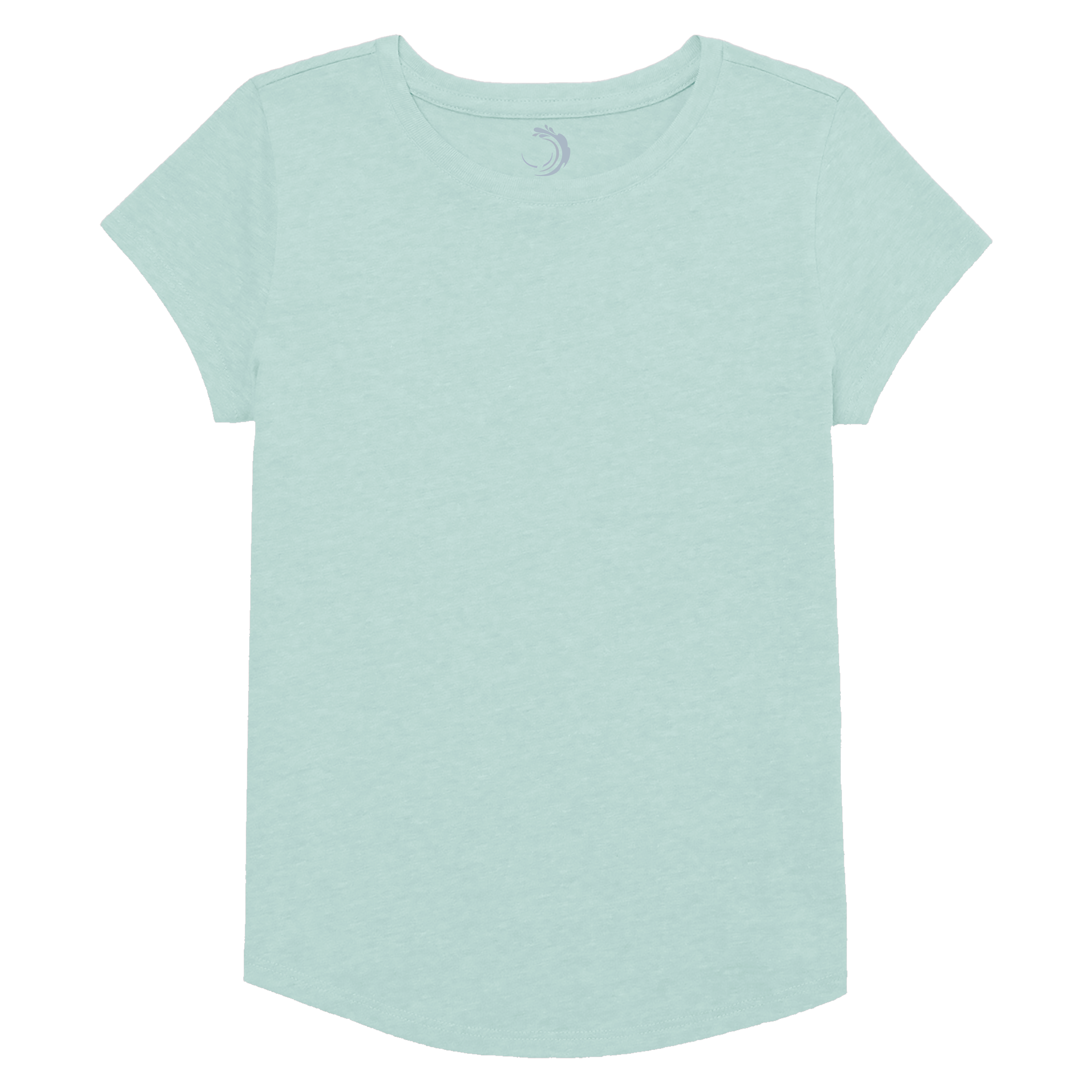 Girls Solid Color Short Sleeve T-Shirt