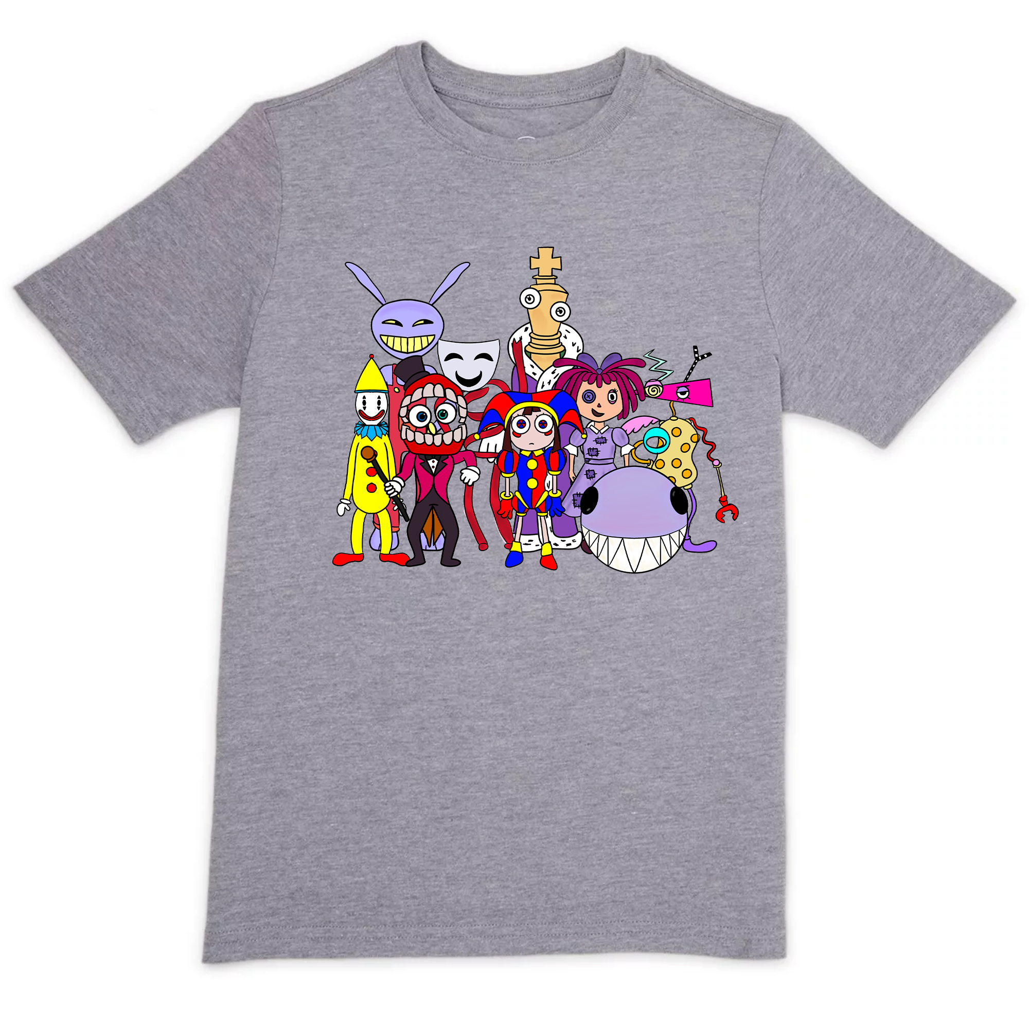 Buy gray Pomni Digital Circus Boys T-Shirts