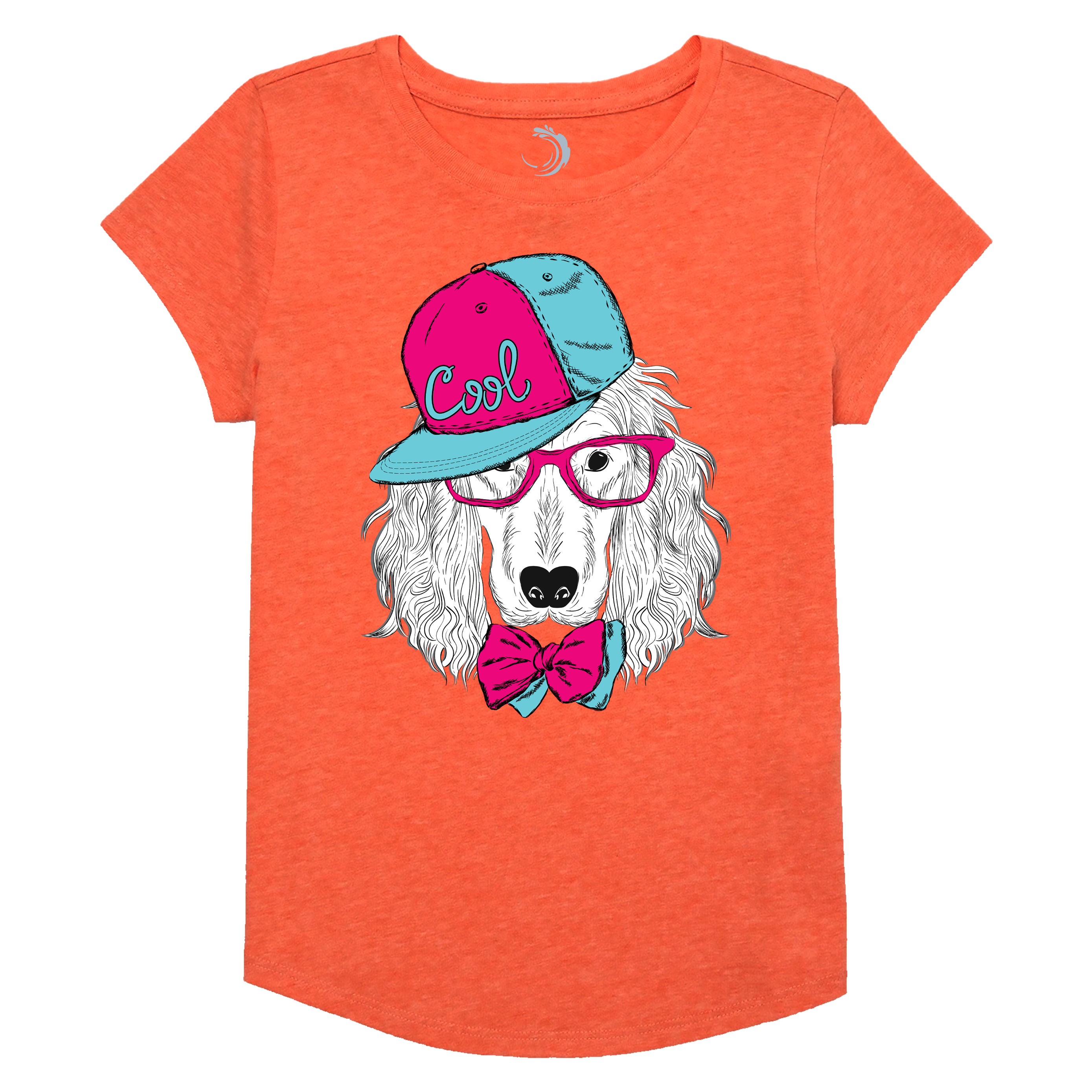 Buy orange Fashion Detective Girls Short Sleeve T-Shirt