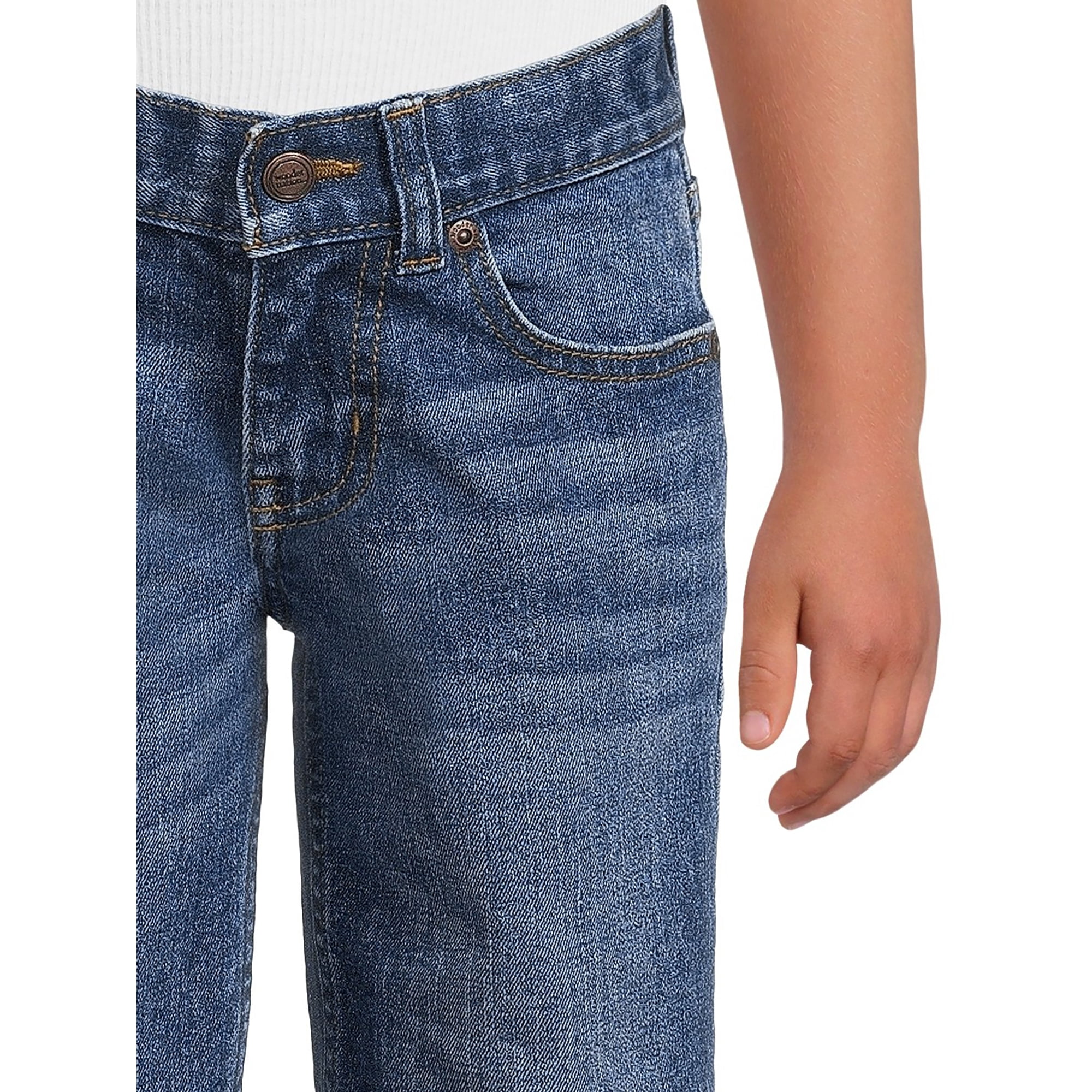 Boys Relaxed Denim Jeans, Sizes 4-18 - 0