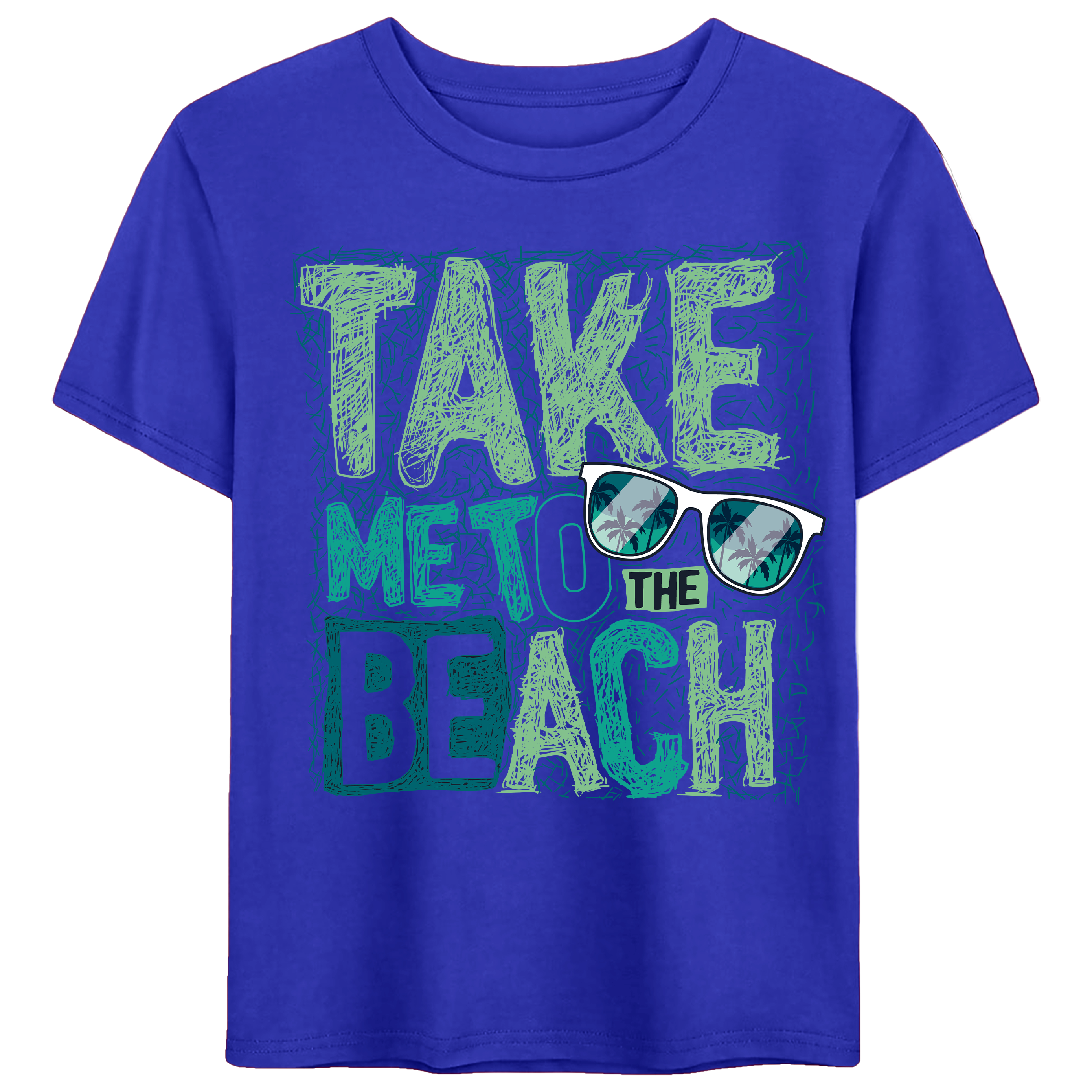 Take Me to the Beach Graphic Tee - 0