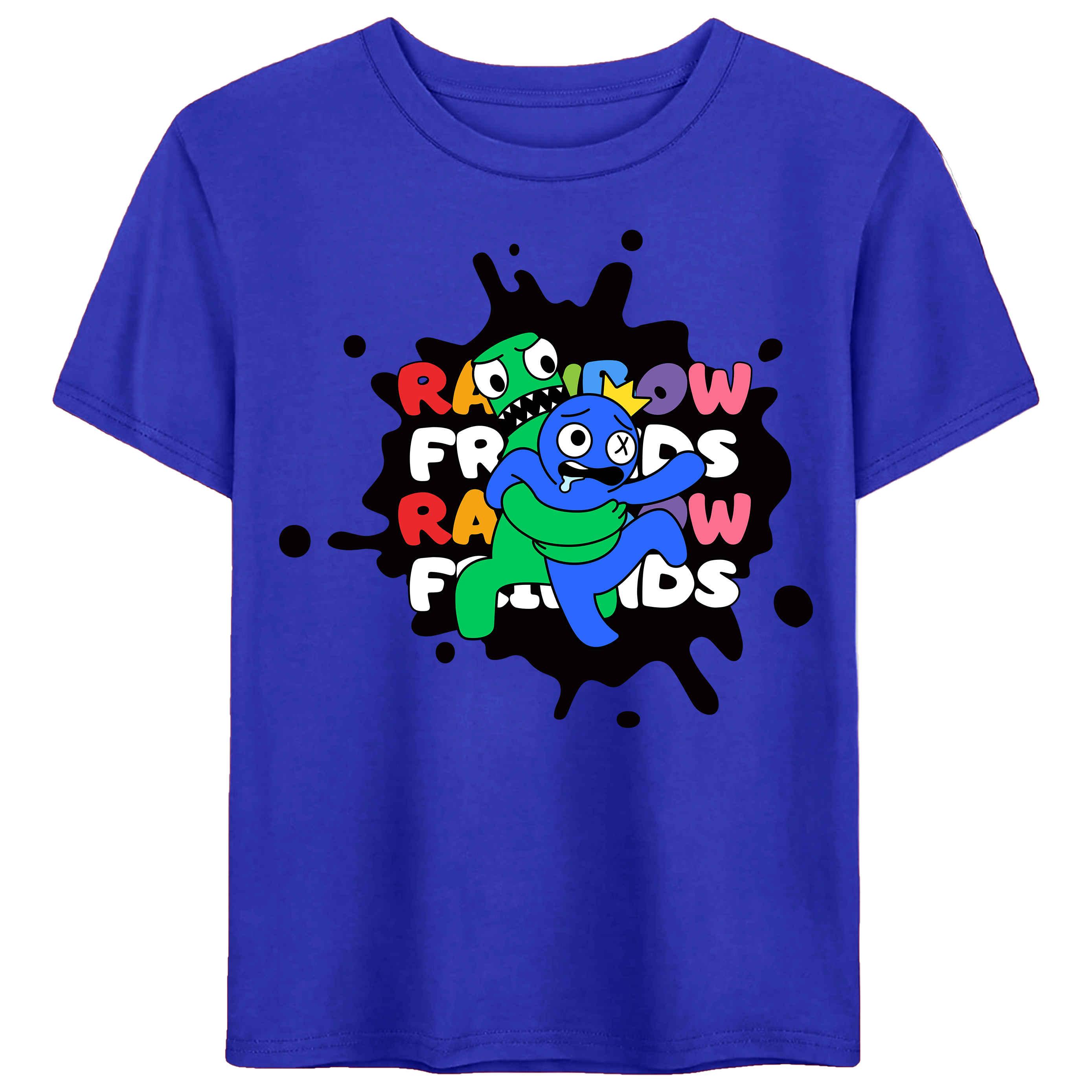 Buy blue Unisex Rainbow Friends T-Shirt