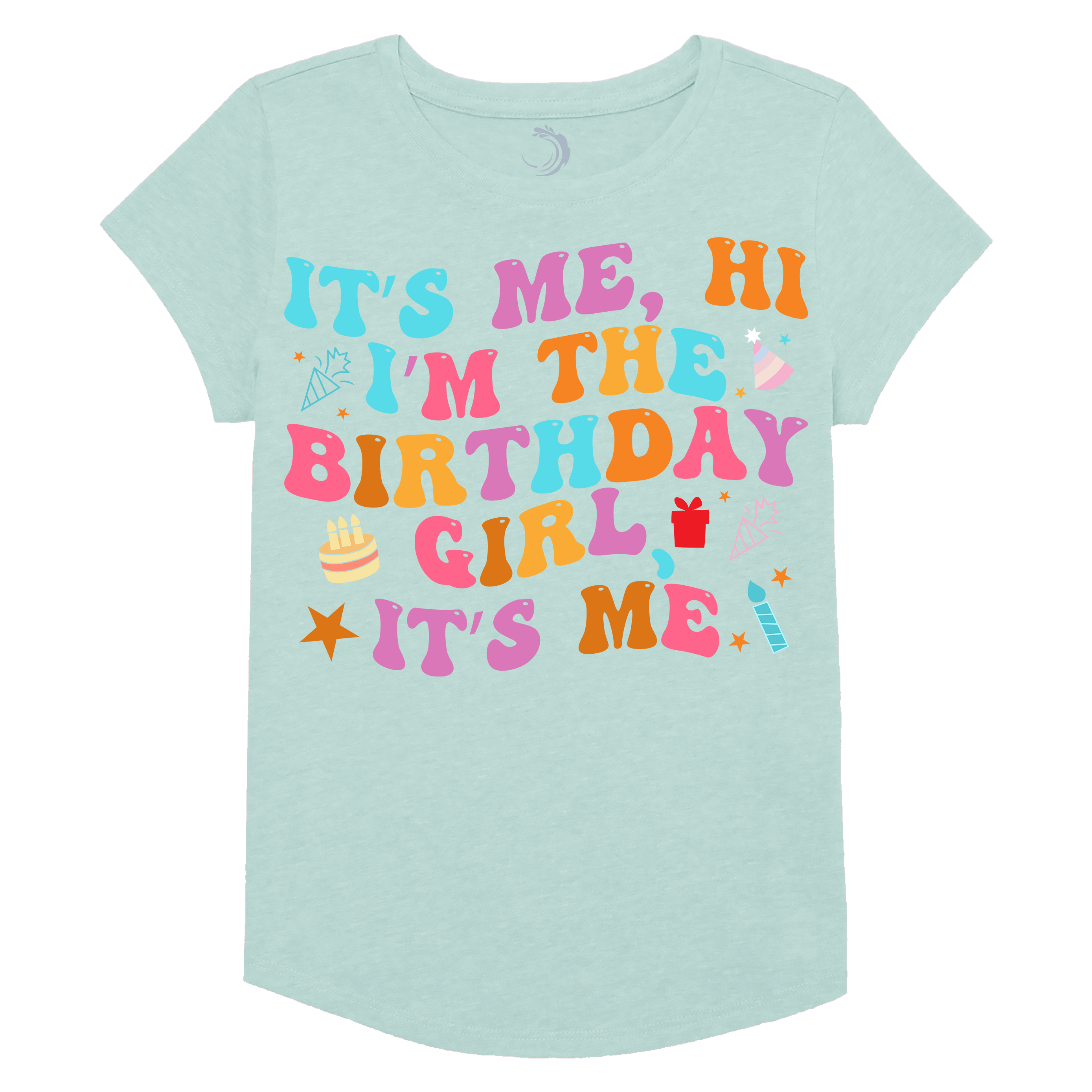 It's Me, Hi I'm the Birthday Girl It's Me Short Sleeve Graphic Tee - 0