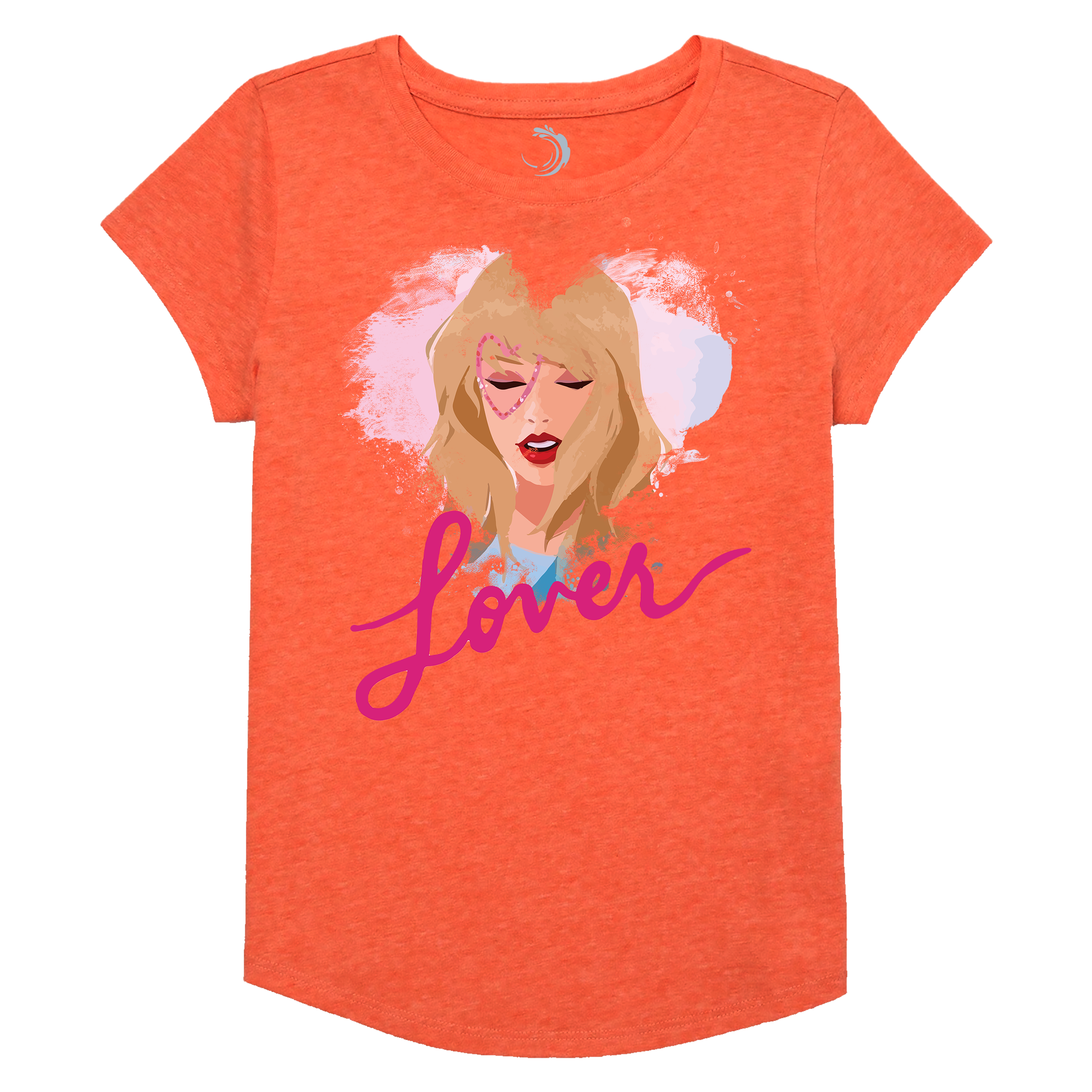 Buy orange Lover Short Sleeve T-Shirt