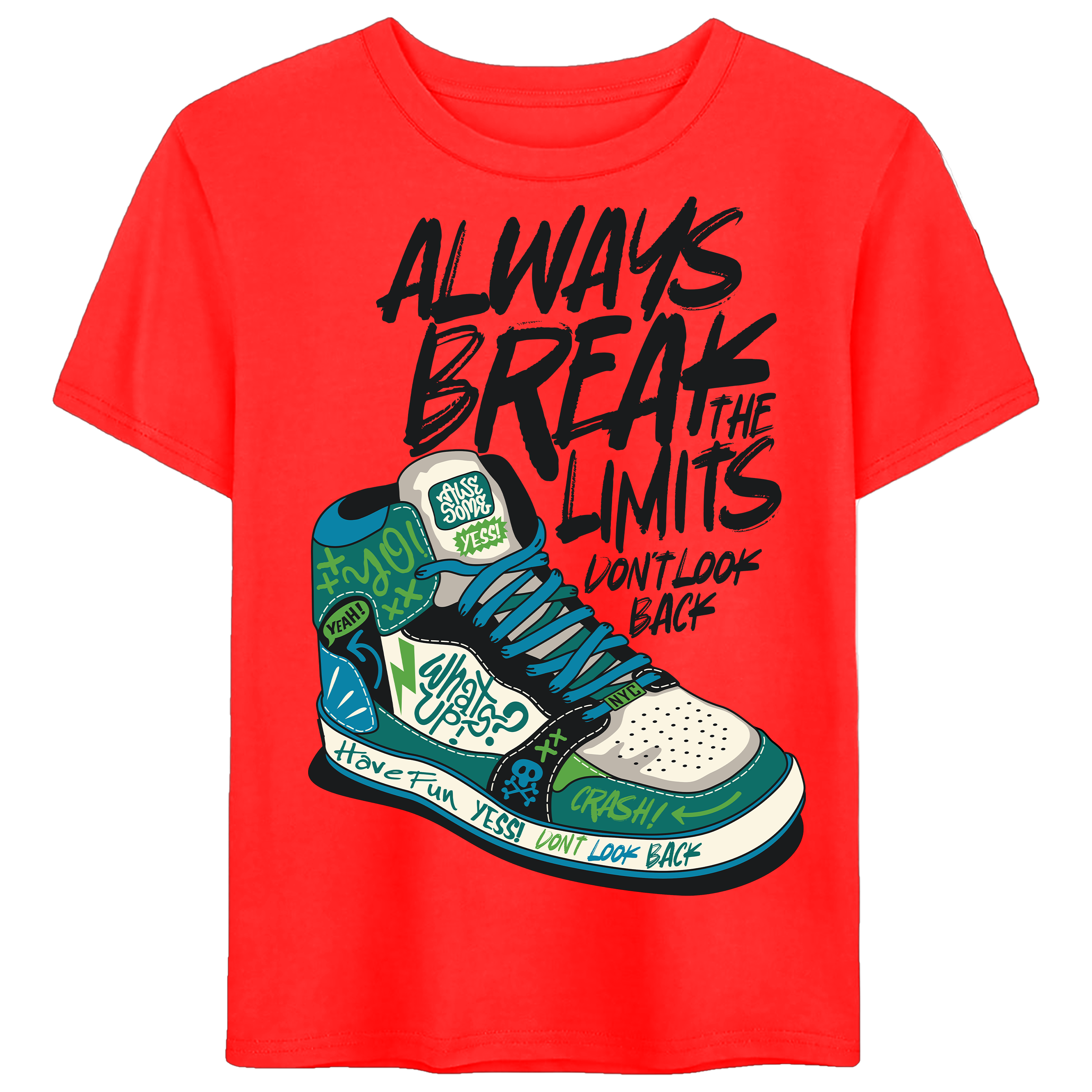 Always Break the Limits Graphic Tee - 0