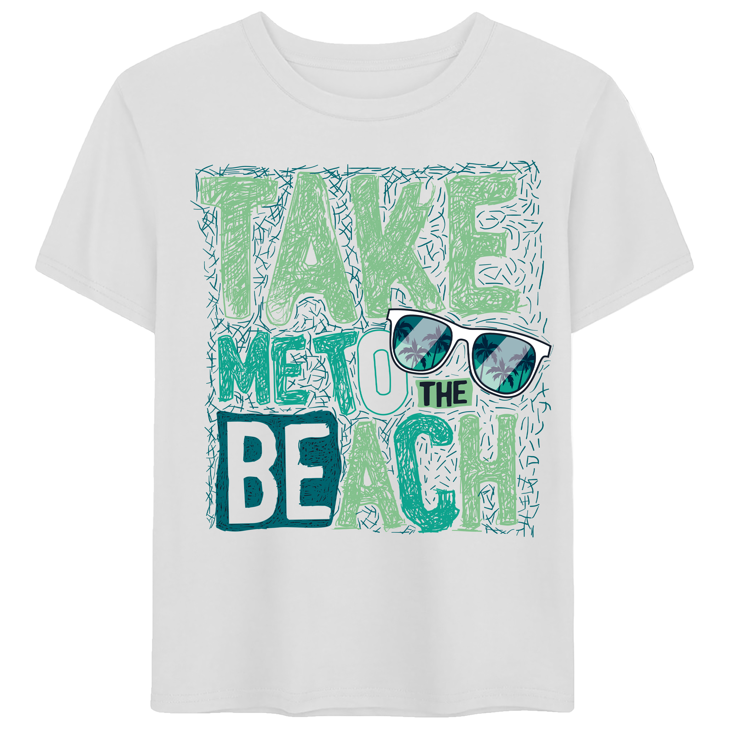 Buy white Take Me to the Beach Graphic Tee